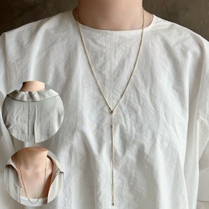ネックレス 2WAY Y字  チェーン レディース アクセサリー 軽い 韓国 個性的 おしゃれ 長め 華奢 シンプル