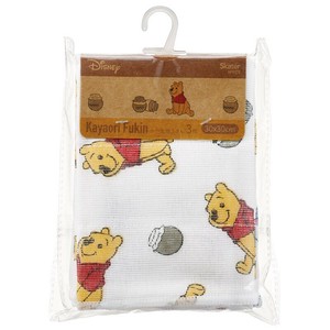 スケーター 【予約販売】かや生地ふきん（3枚セット）ディズニー／くまのプーさん ファニーフェイス