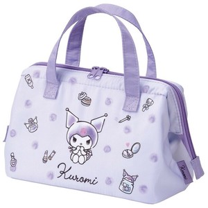 スケーター 【予約販売】がま口型ランチバッグ クロミ／水彩コスメ