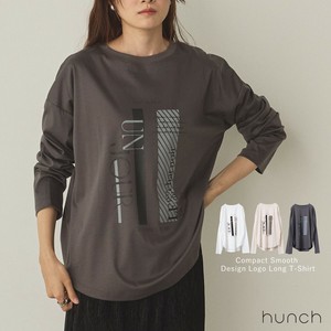 【予約販売/9月中旬納期】コンパクトスムース デザインロゴ ロンT 2025新作 A/W
