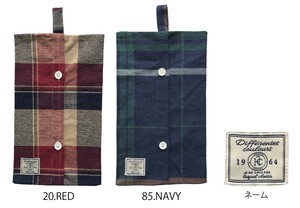 【2025秋冬新作9月入荷】【予約販売】Yarn Dyed チェックティッシュカバー 雑貨 インテリア 生活雑貨