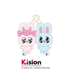 ■2025AW　先行予約■　エスターバニー　ニコぬいキーホルダー　リボンバニー＆ブルーバニー