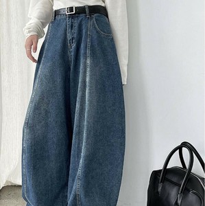 u28808レディース ボトムス デニムパンツ ジーンズ ハイウエスト 2色  韓国風 2025夏秋新作