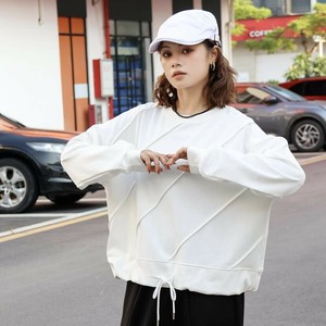 u28826トップス レディース プルオーバー Tシャツ パーカー 4色 韓国風 2025夏秋新作