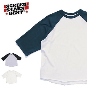 スクリーンスターズ ベスト【SCREEN STARS BEST】五分袖 ワイド ベースボール Tシャツ ラグラン バイカラー
