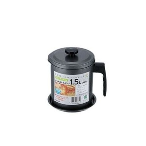 エコ・ラ・ロッカ ふっ素オイルポット1.5L(受皿付) DER-5227 1056732