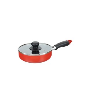 かちこれ ガラス蓋付ミニフライパン16cm(レッド) RB-2909 1026575