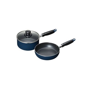 スティージーII IH対応片手鍋16cm&フライパン18cm MB-2377 1034315