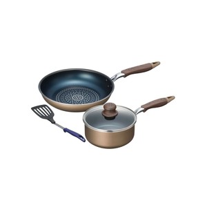 ブラナーノII IH対応片手鍋18cm&フライパン26cm(ツール付) MB-2397 1034369