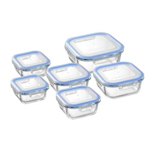 レッシュ 耐熱ガラス容器6点セットB ME-7401 1034328