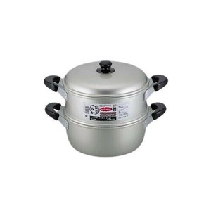 楽々小町 アルマイト加工二段蒸し器26cm RR-4068 1020792