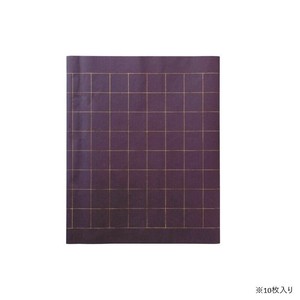 写経用紙 写経用 紺紙 半切 10枚入 AK36-3