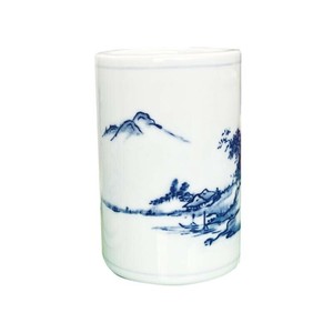 筆筒 山水 小・YA66