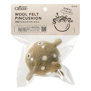 クロバー 羊毛フェルトピンクッション ハリセンボン 23-019