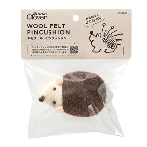 クロバー 羊毛フェルトピンクッション はりねずみ 23-020