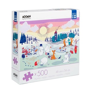 NEW【ムーミン・北欧】[Martinex］ムーミンパズル　500pcsA　Day　in　the　Moominvalley