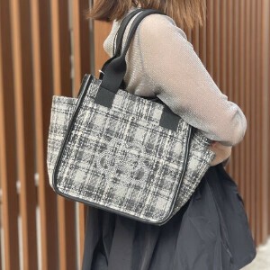 2025年新商品 手提包 花呢 巴洛克碎石 手提包