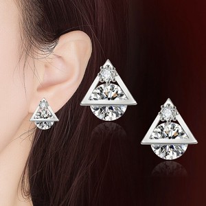 韓国　ピアス S925ポスト　ピアス K18　ピアス アレルギー K18 ピアス　シルバー925 ピアス