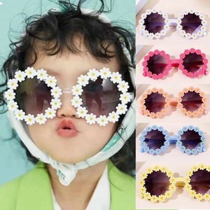 サングラス 7色 子供用 キッズ お花 かわいい お出かけ
