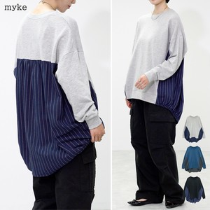 TC裏毛　布帛切替えコクーンチュニック　AW【2025新作】