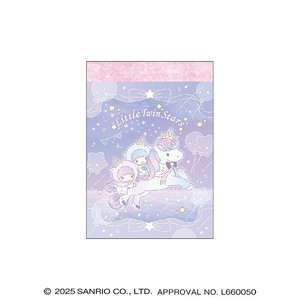 ■2025AW　先行予約■　Little Twin Stars　ミニメモ　トワイライトユニコーン