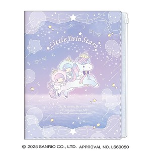 ■2025AW　先行予約■　Little Twin Stars　6Pクリアファイル　トワイライトユニコーン