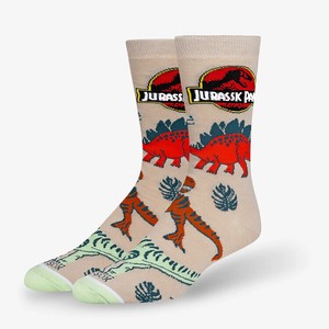 【ODD SOX（オッド ソックス）】クルー ソックス KIDS JURASSIC PARK DINOS