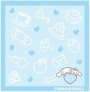 迷你毛巾 迷你毛巾 Cinnamoroll玉桂狗 爱心
