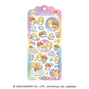 ■2025AW　先行予約■　Little Twin Stars　ドロップジェリーシール　オーロラレトロ