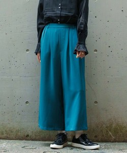 【2025春夏新作】ひんやり好きのPT ワイドストレート ウエストゴムパンツ 接触冷感 1号