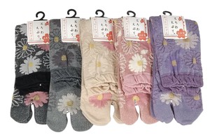 短袜 Tabi 袜 花卉图案