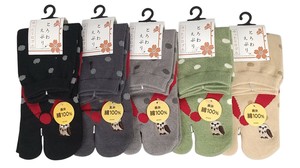 短袜 刺绣 Tabi 袜 猫头鹰