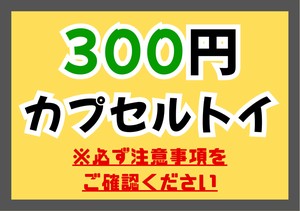 300ガチャガチャ（ガシャポン）商品各種