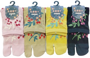 【秋冬新作】婦人南天柄足袋ロークルー