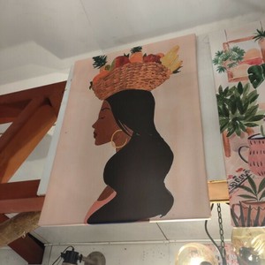 アートポスター　Woman carrying fruit　インテリア　壁掛け　置き型　空間演出　アート