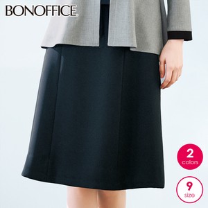 [通年]【レディース】Aラインスカート（ロング丈）深みのある色合い／ストレッチ・抗菌防臭