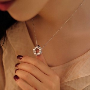韓国　ネックレス ネックレス レディース　ネックレス シルバー925　メッキ ネックレス シルバー