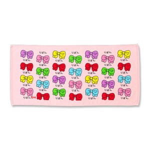 （取り寄せ品）TOWEL りぼんさん　おえかきさん フェイスタオル   オクタニ