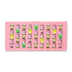 （取り寄せ品）TOWEL たぴおかさん　おえかきさん フェイスタオル   オクタニ