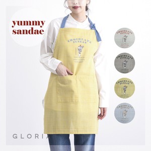 【2025秋冬新作9月入荷】【予約販売】yummy sundae ホルターネックエプロン キッチン雑貨 レトロ かわいい
