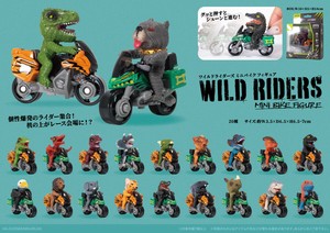 ワイルドライダーズ ダイキャストミニバイクフィギュア
