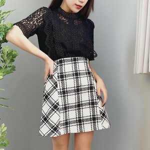 バイヤスチェック柄ミニスカート スカパン