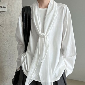 u28817トップス レディース シャツ 無地 Tシャツ 2色 INS 2025夏秋新作