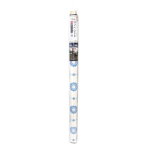 貼ってはがせる 床用リノベシート ブルー(モロッコタイル) 90cm×180cm REN-04