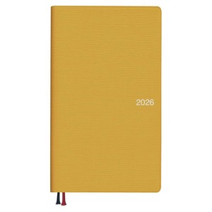2026年 手帳 ダイアリー Appoint アポイント A6スリム 1Wファミリー イエロー E1375