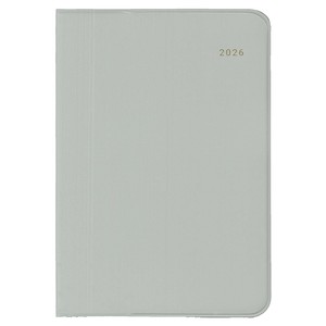 2026年 手帳 ダイアリー MILL A6 Monthly EASY GY E7753