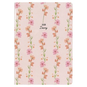 2026年 手帳 ダイアリー MILL B6 Monthly FLEURS PK E7756
