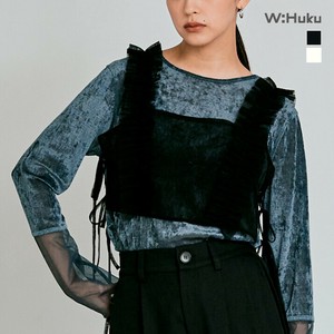 ビスチェ《ブライトシフォンサイドリボンビスチェ 全2色》