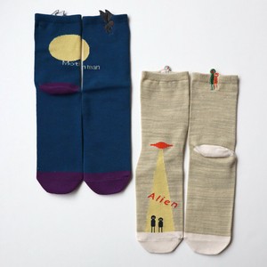 Pre-order Crew Socks Alien Ladies fashion Socks 2-pairs