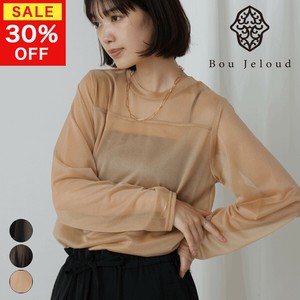 【SALE】ラメシアーインナー◇光沢感と透け感があるラメ素材がトレンド感満載な一枚